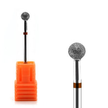 Load image into Gallery viewer, KADS Ceramic Diamond Nail Drill Bit Milling Cutter 3/32" Electric Nail Rotary Burr Cuticle Manicure Pedicure Drill Bit Tool