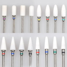 Load image into Gallery viewer, Ceramic Cutter Nail Drill Bit Ceramic Cutters For Manicure Machine Cutter for Manicure Milling Cutter for Nail Art Tool