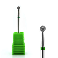 Load image into Gallery viewer, Nail Drill Bits Ceramic 3/32" Medium Nail Art Grinding Stone Head bit Ceramic pedicure for nail gel Polish nails Milling Cutters