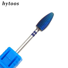 Load image into Gallery viewer, HYTOOS Blue & Rainbow Nail Drill Bit 3/32" Tungsten Carbide Burrs Manicure Bits Drill Accessories Milling Cutter Nail Art Tools