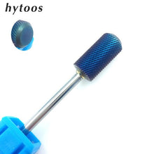 Load image into Gallery viewer, HYTOOS Blue & Rainbow Nail Drill Bit 3/32" Tungsten Carbide Burrs Manicure Bits Drill Accessories Milling Cutter Nail Art Tools