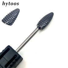 Load image into Gallery viewer, HYTOOS Blue & Rainbow Nail Drill Bit 3/32" Tungsten Carbide Burrs Manicure Bits Drill Accessories Milling Cutter Nail Art Tools