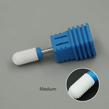 Load image into Gallery viewer, KADS Ceramic Diamond Nail Drill Bit Milling Cutter 3/32" Electric Nail Rotary Burr Cuticle Manicure Pedicure Drill Bit Tool