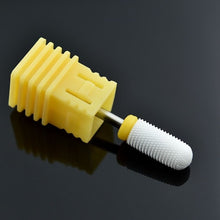Load image into Gallery viewer, KADS Ceramic Diamond Nail Drill Bit Milling Cutter 3/32" Electric Nail Rotary Burr Cuticle Manicure Pedicure Drill Bit Tool