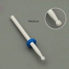 Load image into Gallery viewer, KADS Ceramic Diamond Nail Drill Bit Milling Cutter 3/32" Electric Nail Rotary Burr Cuticle Manicure Pedicure Drill Bit Tool