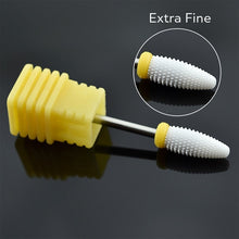 Load image into Gallery viewer, KADS Ceramic Diamond Nail Drill Bit Milling Cutter 3/32" Electric Nail Rotary Burr Cuticle Manicure Pedicure Drill Bit Tool