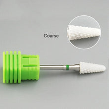 Load image into Gallery viewer, KADS Ceramic Diamond Nail Drill Bit Milling Cutter 3/32" Electric Nail Rotary Burr Cuticle Manicure Pedicure Drill Bit Tool