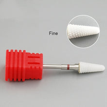 Load image into Gallery viewer, KADS Ceramic Diamond Nail Drill Bit Milling Cutter 3/32" Electric Nail Rotary Burr Cuticle Manicure Pedicure Drill Bit Tool