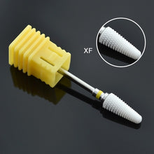 Load image into Gallery viewer, KADS Ceramic Diamond Nail Drill Bit Milling Cutter 3/32" Electric Nail Rotary Burr Cuticle Manicure Pedicure Drill Bit Tool