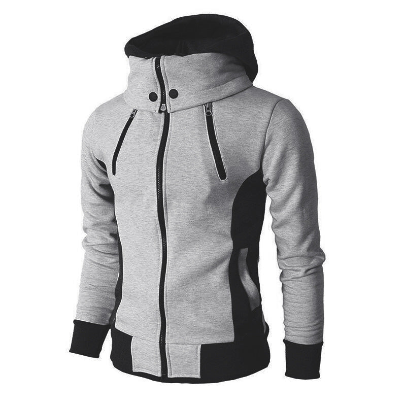 Double Zipper Hooded Jacket for Men: The Casual Layer That Does It All