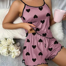 Load image into Gallery viewer, European And American Sexy Sling Vest Shorts Home Wear