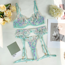 Load image into Gallery viewer, Sexy Lace Up Strap Underwear Set