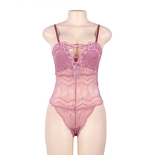 Load image into Gallery viewer, lace file one piece Sexy lingerie