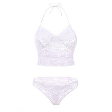 Load image into Gallery viewer, New erotic lingerie Sexy perspective pajamas set Sling lace lingerie