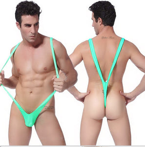 Men's Sexy Underwear Sexy V-Back Strap Thong Sexy Bikini One Piece