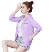 Load image into Gallery viewer, Summer New Solid-colored Sun Protection Loose Outer Wear Thin Coat