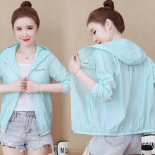 Load image into Gallery viewer, Summer New Solid-colored Sun Protection Loose Outer Wear Thin Coat