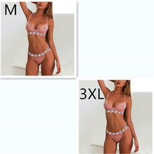 Load image into Gallery viewer, Sexy Lace Bandage Three-point Lace Sexy Lingerie Two-piece Set