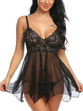 Load image into Gallery viewer, Sexy Lingerie Sexy Lingerie Front Slit Nightdress