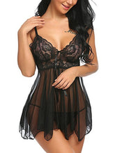 Load image into Gallery viewer, Sexy Lingerie Sexy Lingerie Front Slit Nightdress