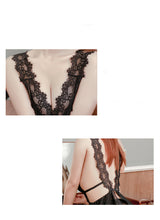 Load image into Gallery viewer, Sexy Lingerie Sexy Temptation Lace Suspender Pajamas Suit Women Nightdress Home Service