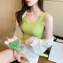 Load image into Gallery viewer, Women&#39;s Thread Knitted Vest Sleeveless