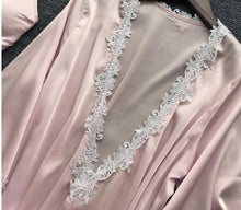 Load image into Gallery viewer, Bridal Dressing Gown Plus Size Home Wear Night Gown Bathrobe