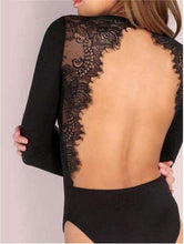 Load image into Gallery viewer, Ms. Sexy Halter Eyelash Siamese Lingerie Lingerie