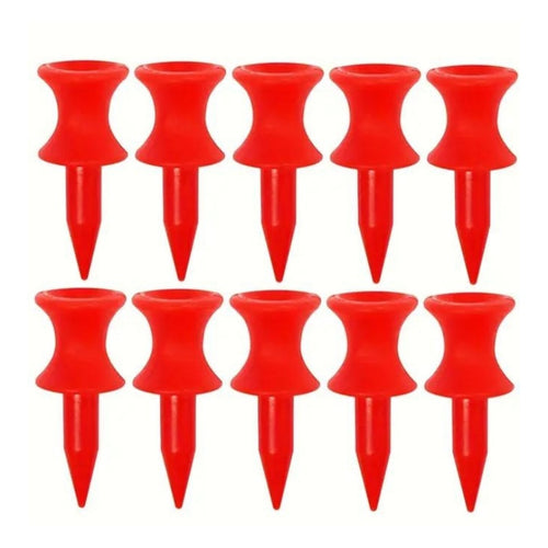 500Pcs Golf Tees Unbreakable Step Down Plastic Castle Nail Limit Pin Outdoor Golfer Accessory