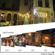 Load image into Gallery viewer, Outdoor Christmas Laser Light Projector with Remote Control  Starry Night Sky Projection for Festive Farmhouse Decor Christmas Projector Lights Outdoor