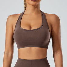 Load image into Gallery viewer, U-collar Halter Bra Outer Wear Shockproof Running Fitness Clothes Sports Underwear