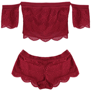Sexy lace pajamas