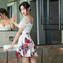 Load image into Gallery viewer, Nightclub Dress New Chiffon Printed Skirt Night Field Work Clothes Nightclub Clothing