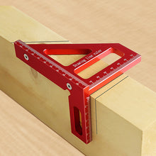 Load image into Gallery viewer, Woodworking Square Protractor Aluminum Alloy Miter Triangle Ruler High Precision Layout Measuring Tool for Engineer Carpenter