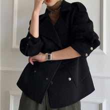 Load image into Gallery viewer, Korean Style Double-faced Woolen Goods Cashmere Coat