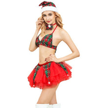 Load image into Gallery viewer, Christmas Dress Miniskirt Sexy Underwear Set