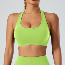 Load image into Gallery viewer, U-collar Halter Bra Outer Wear Shockproof Running Fitness Clothes Sports Underwear