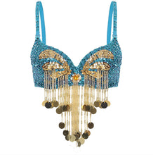 Load image into Gallery viewer, Belly Dance Bra Costume Dancing Dress