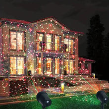 Load image into Gallery viewer, Outdoor Christmas Laser Light Projector with Remote Control  Starry Night Sky Projection for Festive Farmhouse Decor Christmas Projector Lights Outdoor