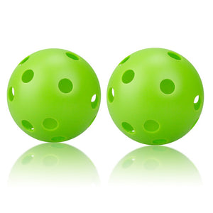 12pcs Indoor Pickleball Balls Paddle Ball 26 Holes USAPA Pickleball Sport Training Practice Plastic Pickleball Airflow Hollow Balls