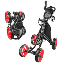 Load image into Gallery viewer, Foldable 4 Wheels Golf Trolley Golf Supplies