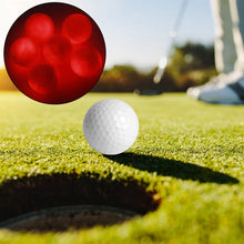 Load image into Gallery viewer, 6PCS Synthetic Rubber LED Luminous Golf Ball Bright Attractive for Night Daytime TrainingRed