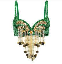 Load image into Gallery viewer, Belly Dance Bra Costume Dancing Dress