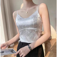 Load image into Gallery viewer, Fashion Jacquard Satin Camisole For Women