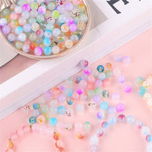 Load image into Gallery viewer, 50pcs/lot 8mm Glass Beads Beautiful Multicolor Beads Handmade Diy Bracelet Necklace Bracelet Jewelry Handmade Beads Accessories Wholesale