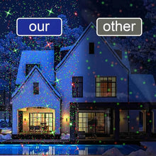 Load image into Gallery viewer, Outdoor Christmas Laser Light Projector with Remote Control  Starry Night Sky Projection for Festive Farmhouse Decor Christmas Projector Lights Outdoor