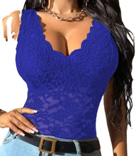Load image into Gallery viewer, European And American Women&#39;s Wear Black Sexy Lace Top