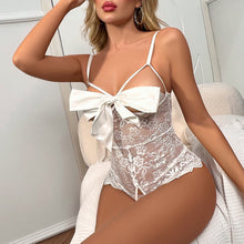 Load image into Gallery viewer, One-piece Lingerie See-through Lingerie Sexy Deep V Lingerie