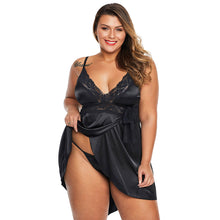 Load image into Gallery viewer, Plus Size Sexy Lingerie Homewear Women&#39;s Lace Lace Pajamas For Fat Girls