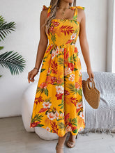 Load image into Gallery viewer, Flowers Print Suspender Corset Dress Ins Fashion Holiday Beach Long Dresses Summer Clothing For Women